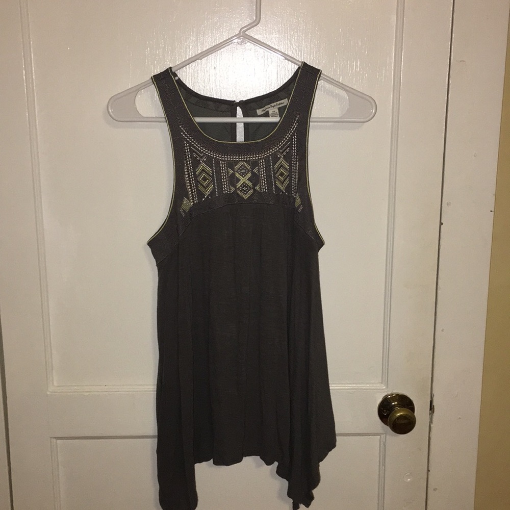 Gray American Eagle top